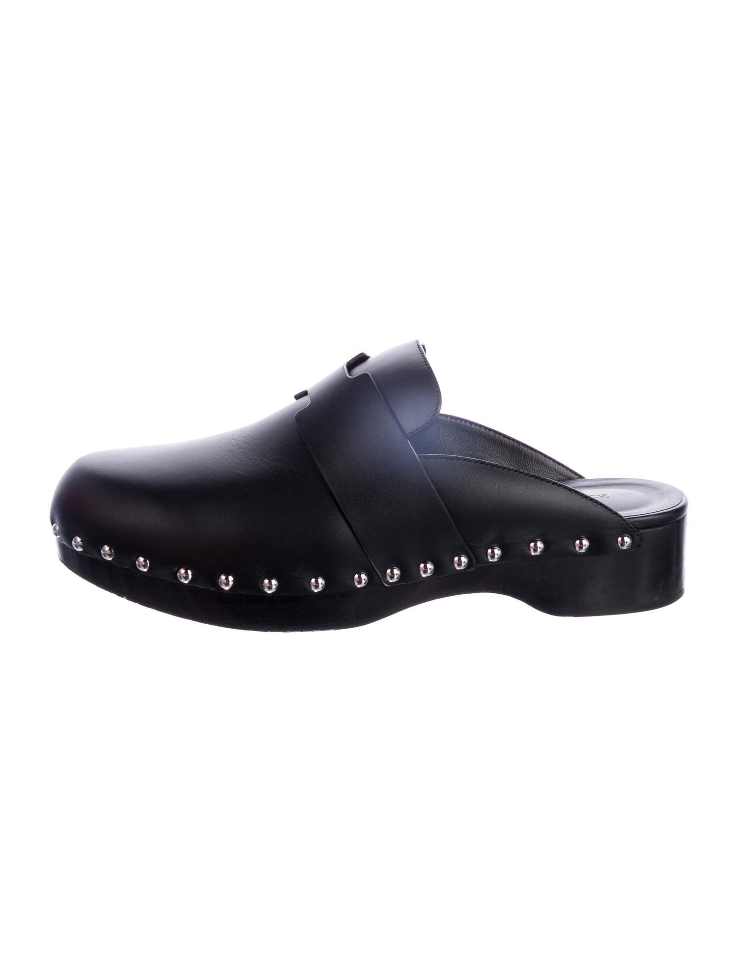 Hermès Calya Leather Mules