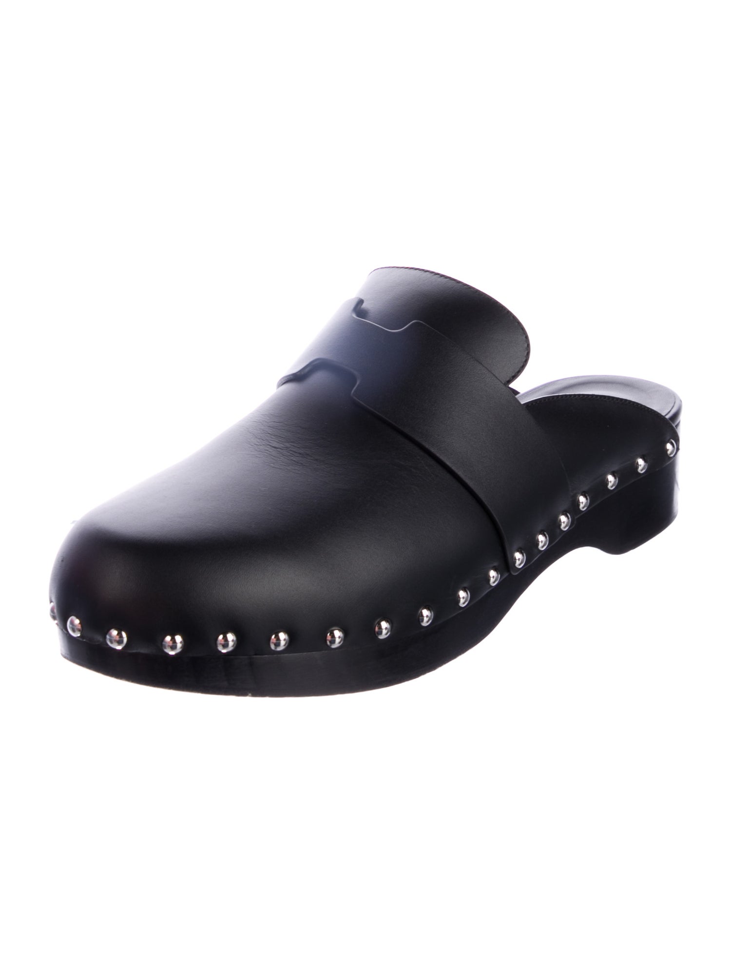 Hermès Calya Leather Mules