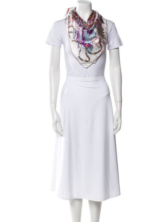 Hermès Point D'Orgue Silk Scarf