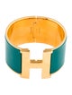 Hermès Enamel Clic H XL Bangle Bracelet