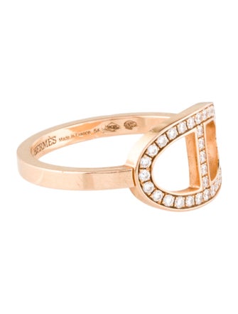 Hermès Chaîne d'Ancre Contour Ring, Medium Model