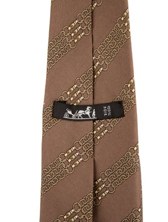 Hermès Silk Pattern Tie