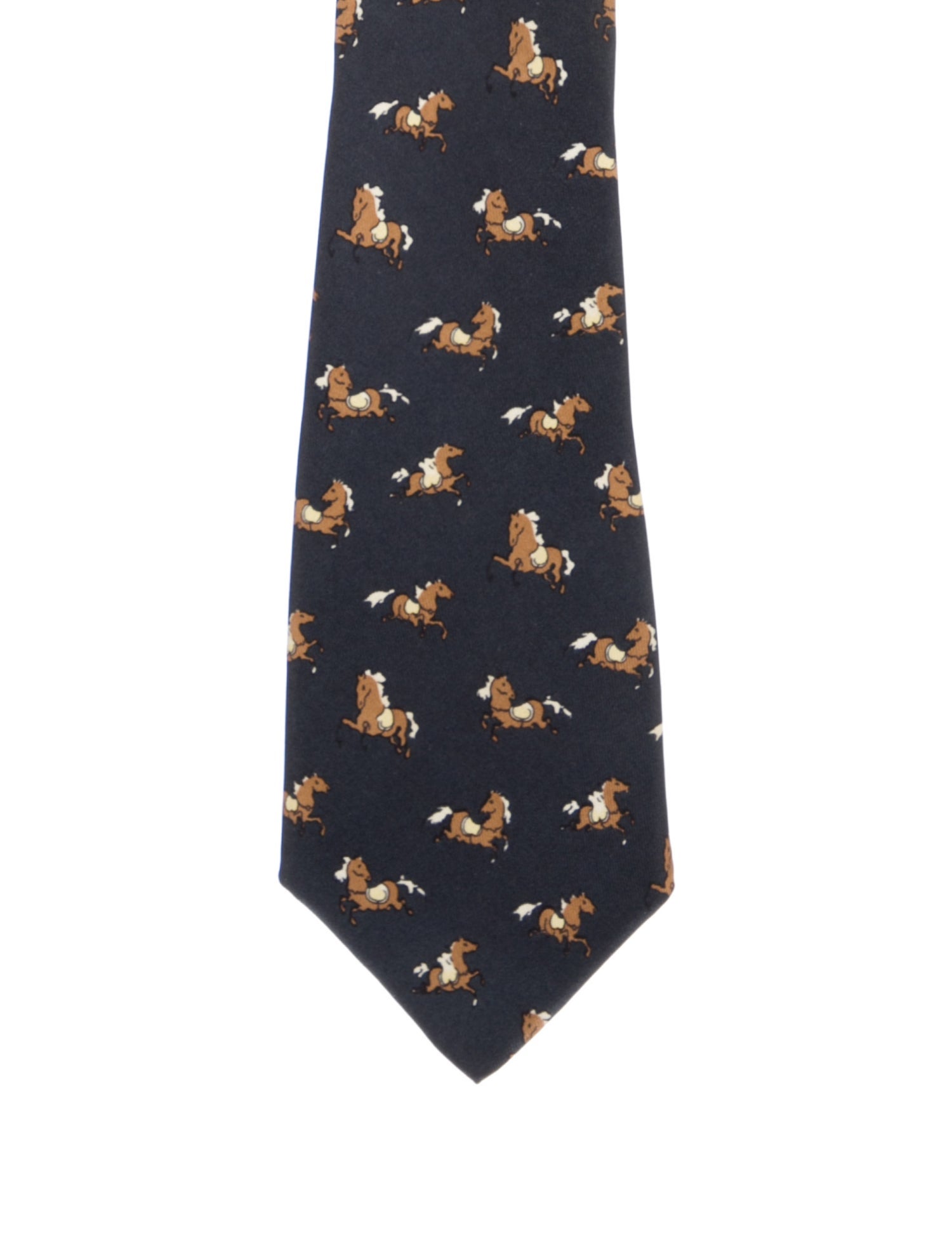 Hermès Silk Pattern Tie