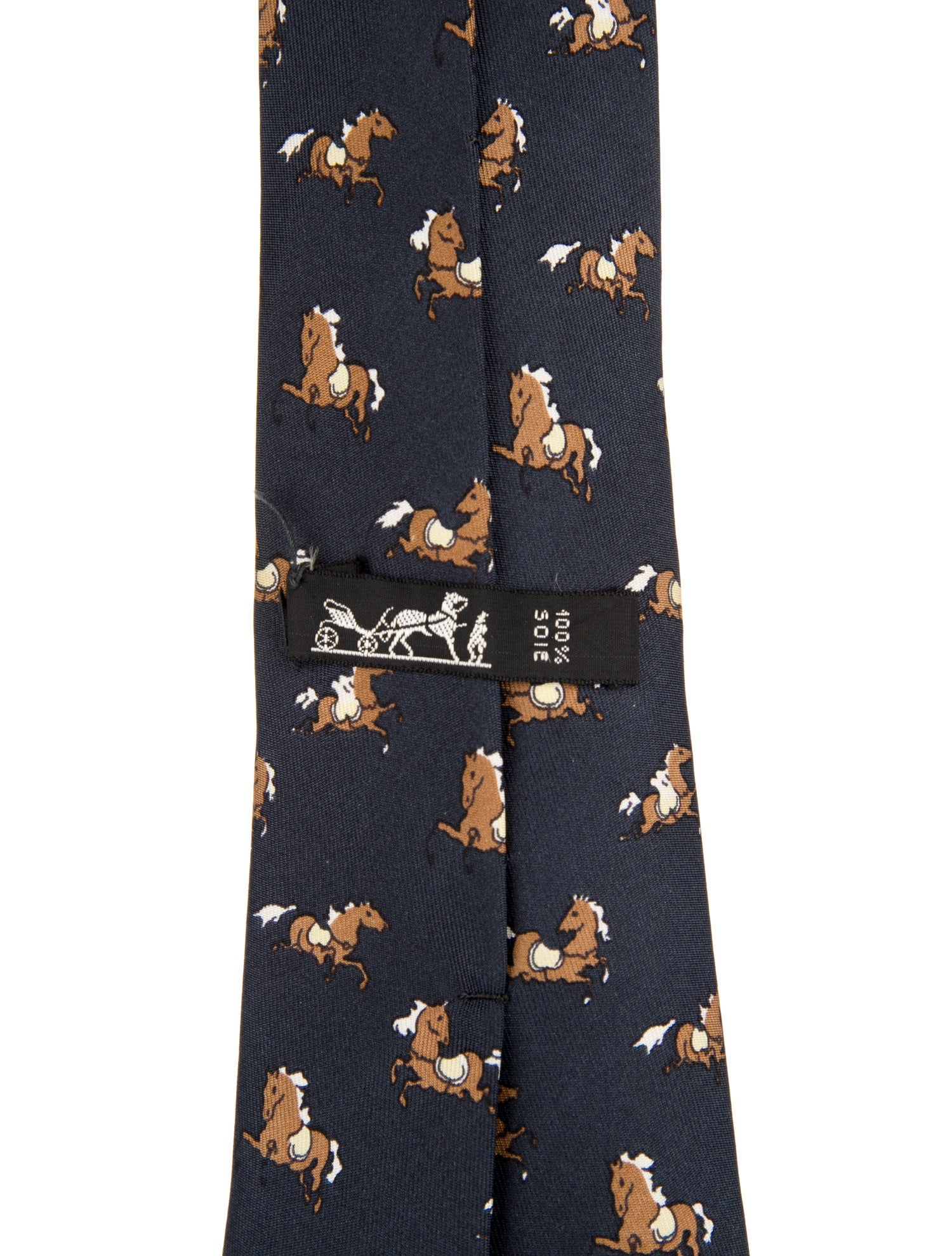 Hermès Silk Pattern Tie