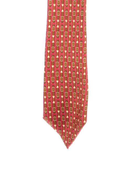 Hermès Silk Pattern Tie