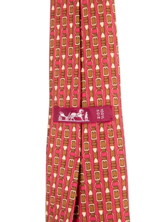 Hermès Silk Pattern Tie