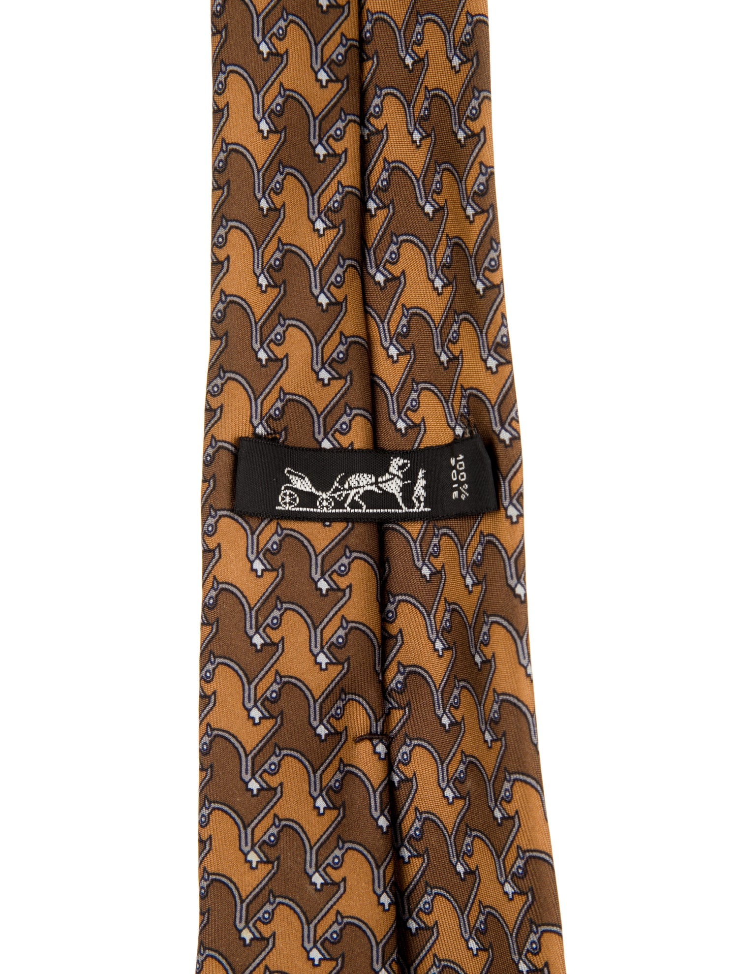 Hermès Silk Pattern Tie
