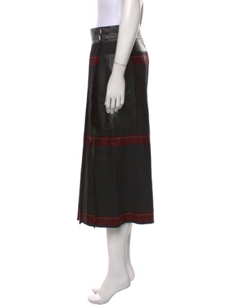 Hermès Plaid Print Wide Leg Pants