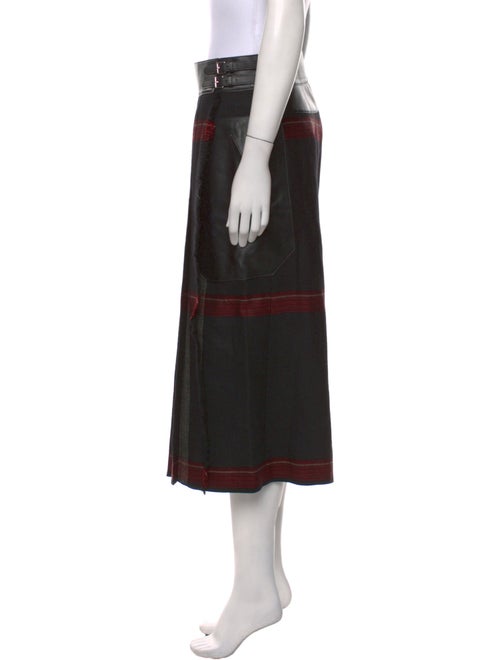 Hermès Plaid Print Wide Leg Pants