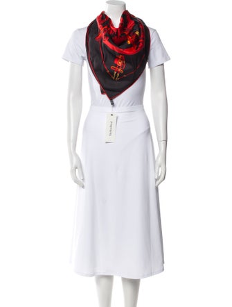 Hermès Paris qui Roule Silk Scarf