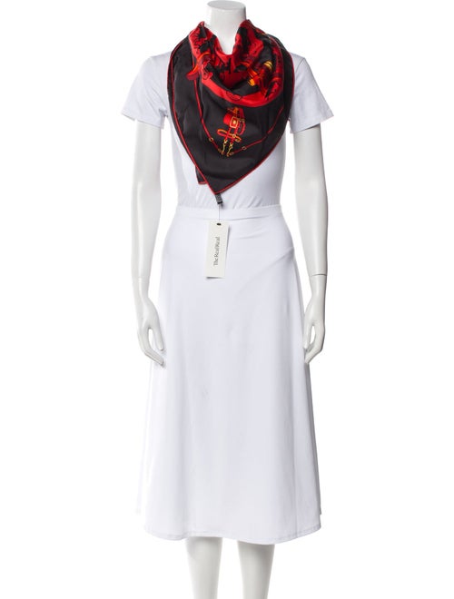 Hermès Paris qui Roule Silk Scarf