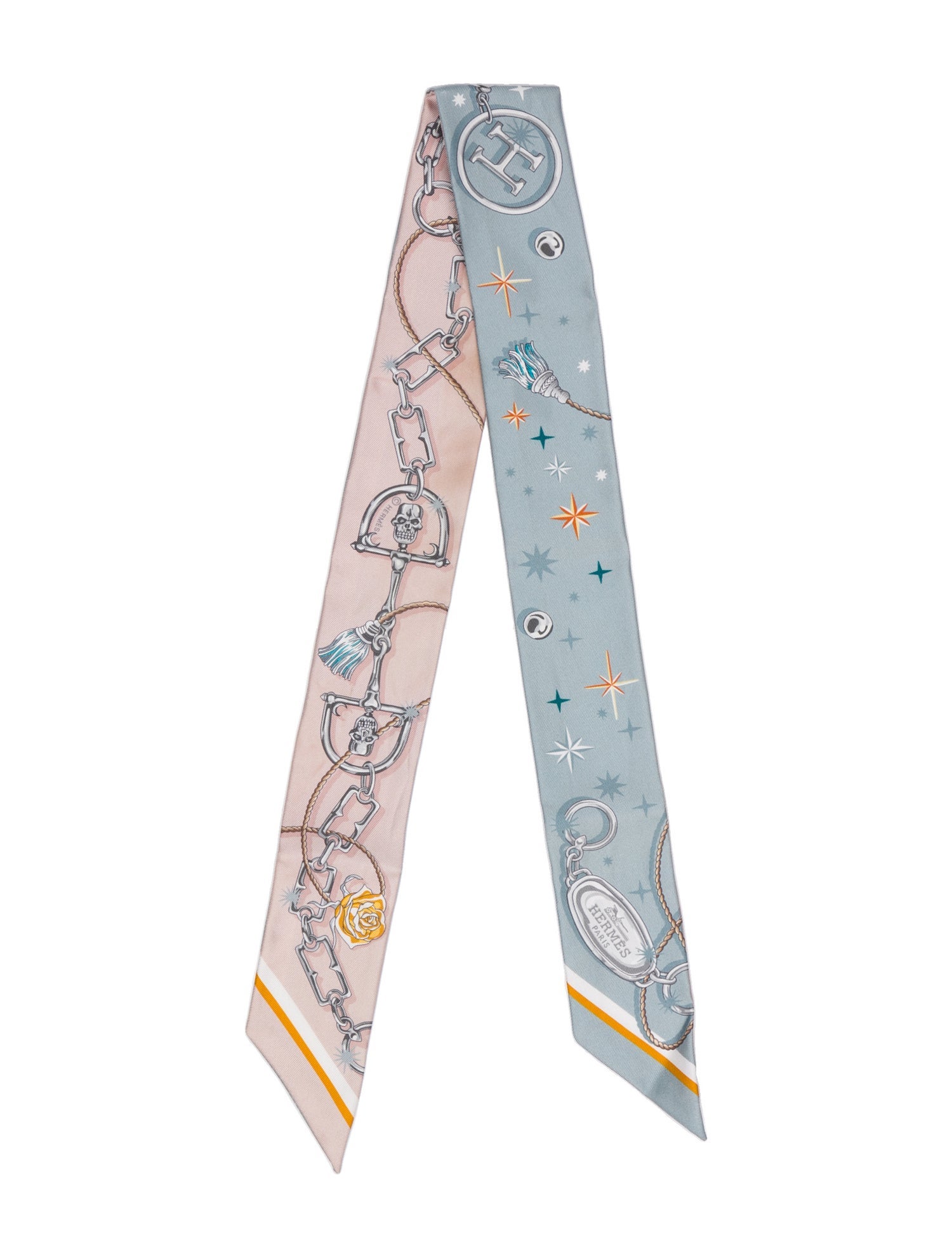 Hermès C'est La Fete Twilly Scarf