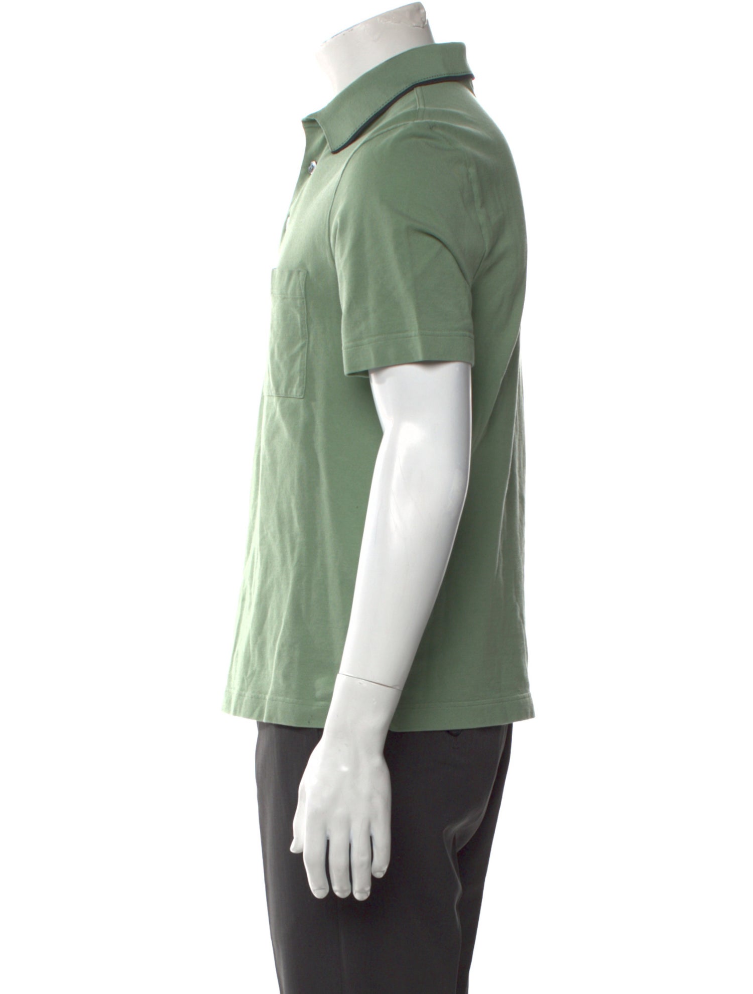 Hermès Collar Short Sleeve Polo Shirt