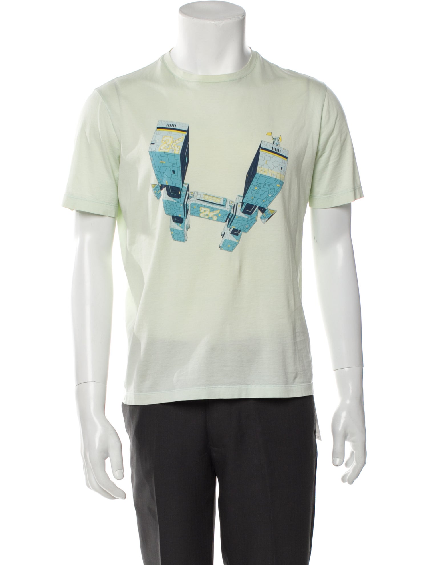 Hermès Graphic Print Crew Neck T-Shirt