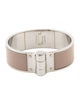 Hermès Wide Enamel Hinged Bangle Bracelet