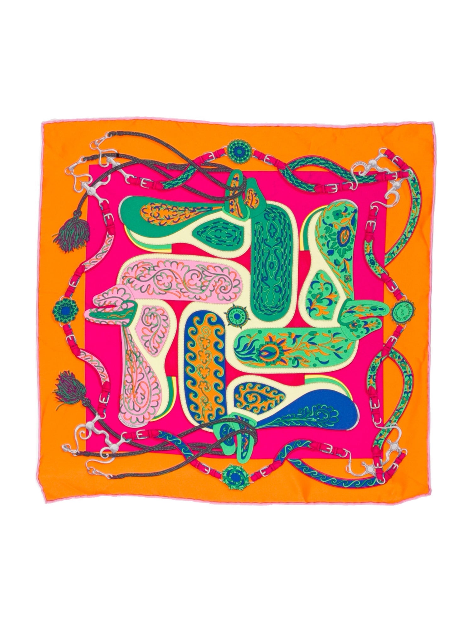 Hermès Festival des Amazones Silk Scarf
