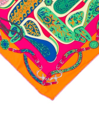 Hermès Festival des Amazones Silk Scarf