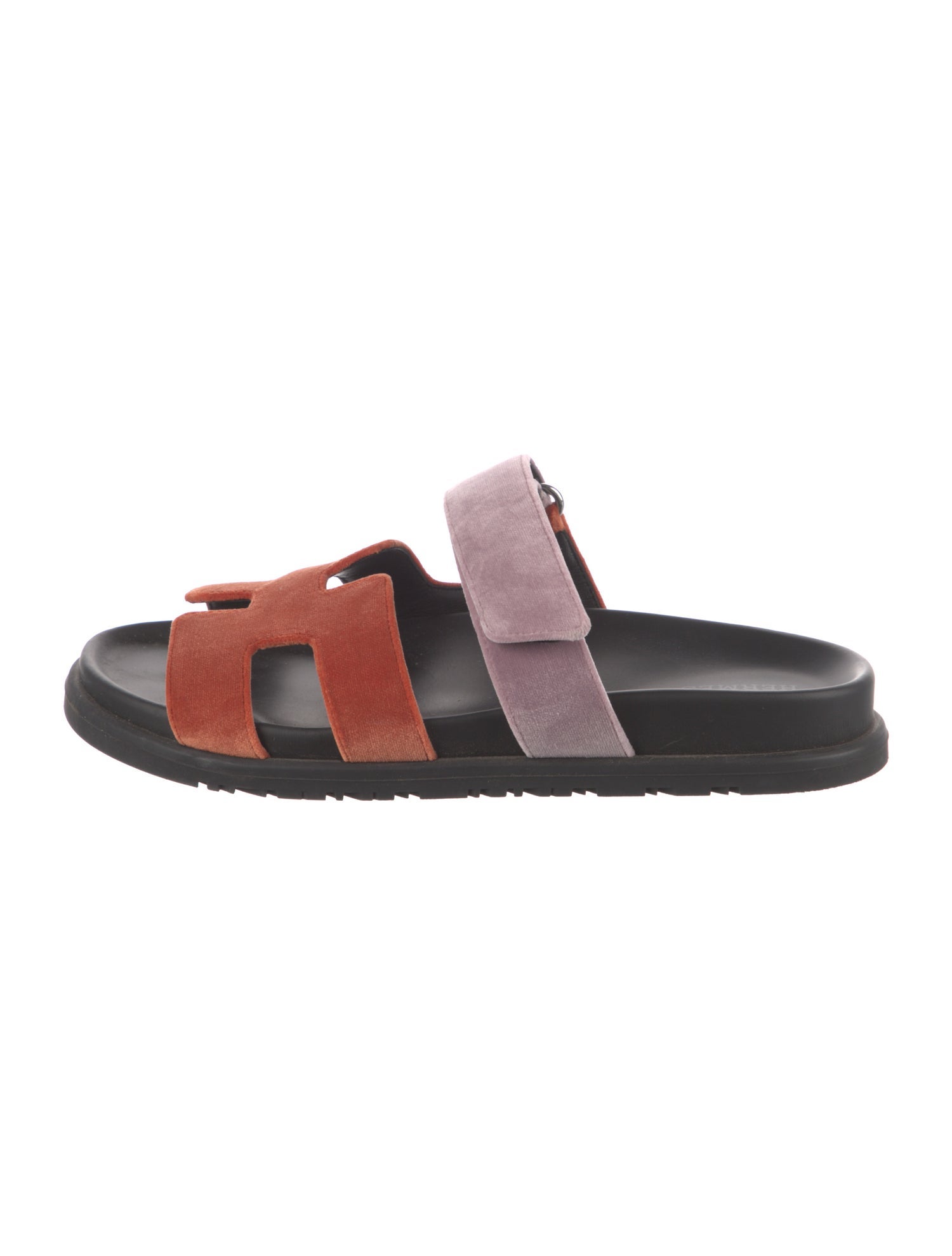 Hermès Chypre Velvet Slides