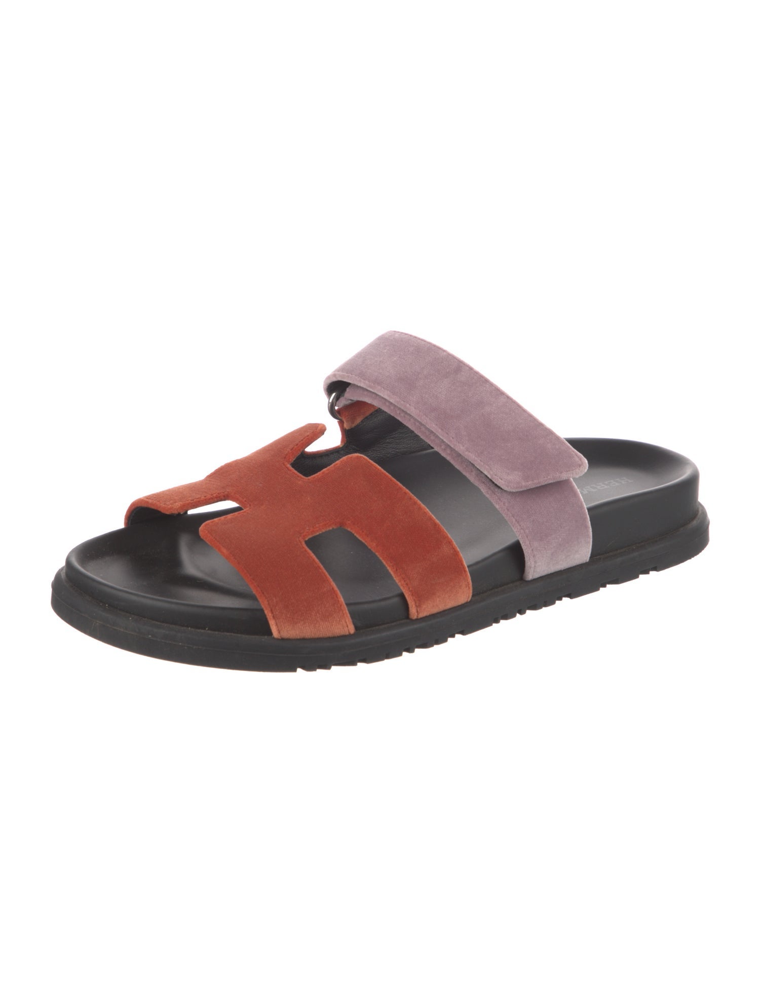 Hermès Chypre Velvet Slides