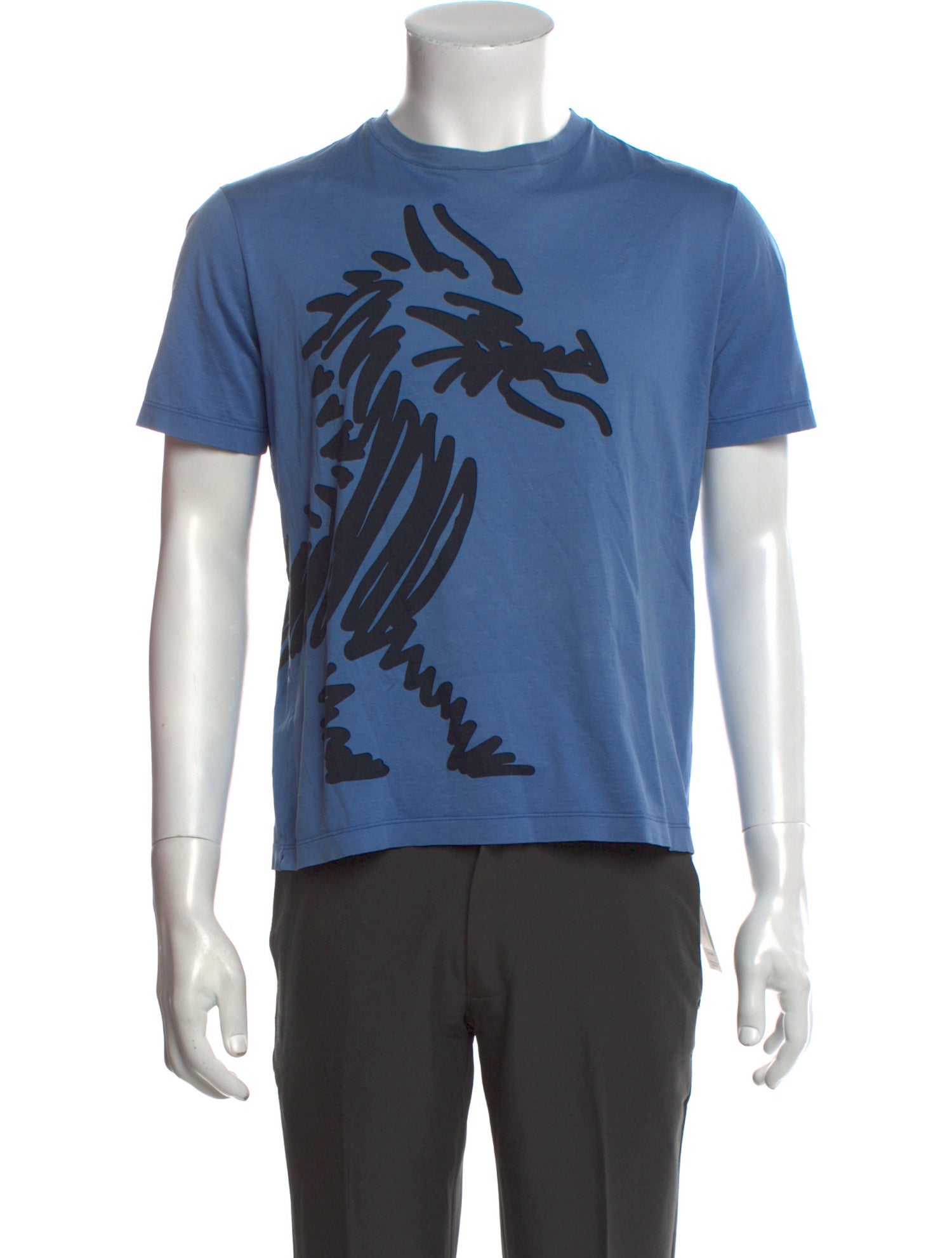 Hermès Graphic Print Crew Neck T-Shirt