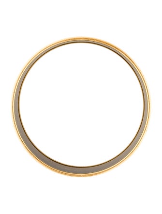 Hermès Extra Wide Enamel Bangle Bracelet