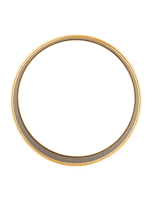 Hermès Extra Wide Enamel Bangle Bracelet