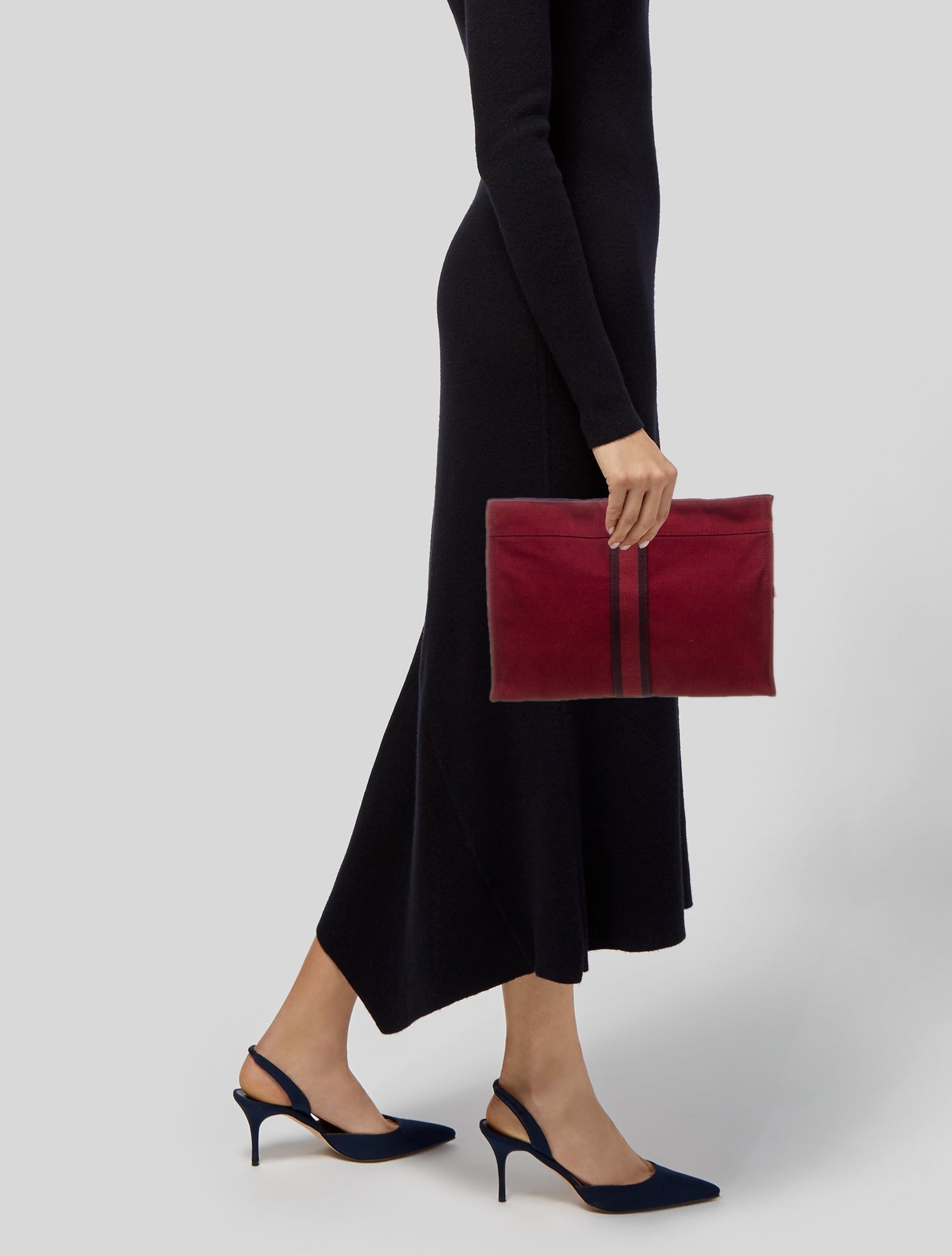 Hermès Toile Fourre-Tout Pouch