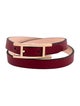 Hermès Leather Behapi Double Tour Wrap Bracelet