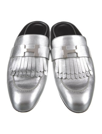 Hermès Rivoli H Logo Mules