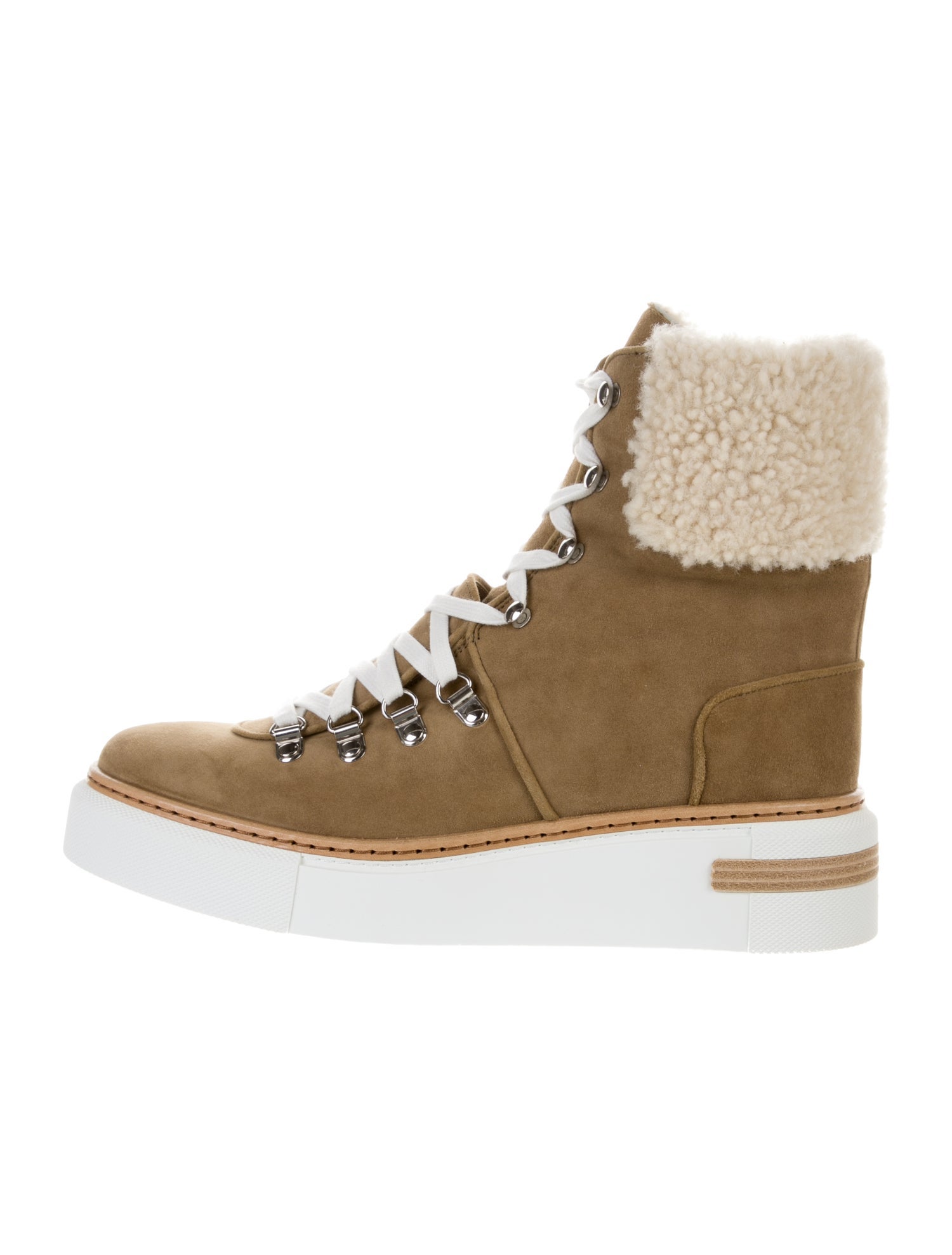 Hermès 2022 Flocon Lace-Up Boots