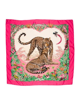 Hermès Jungle Love Silk Scarf