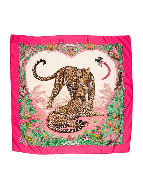 Hermès Jungle Love Silk Scarf