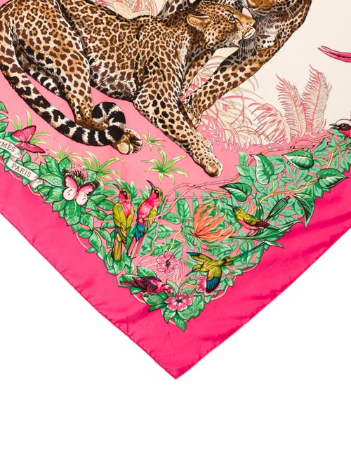 Hermès Jungle Love Silk Scarf