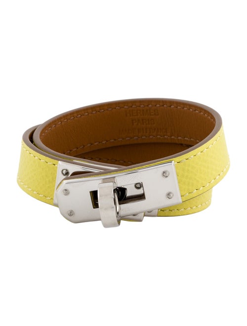 Hermès Leather Kelly Double Tour Wrap Bracelet