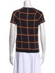 Hermès Virgin Wool Plaid Print T-Shirt