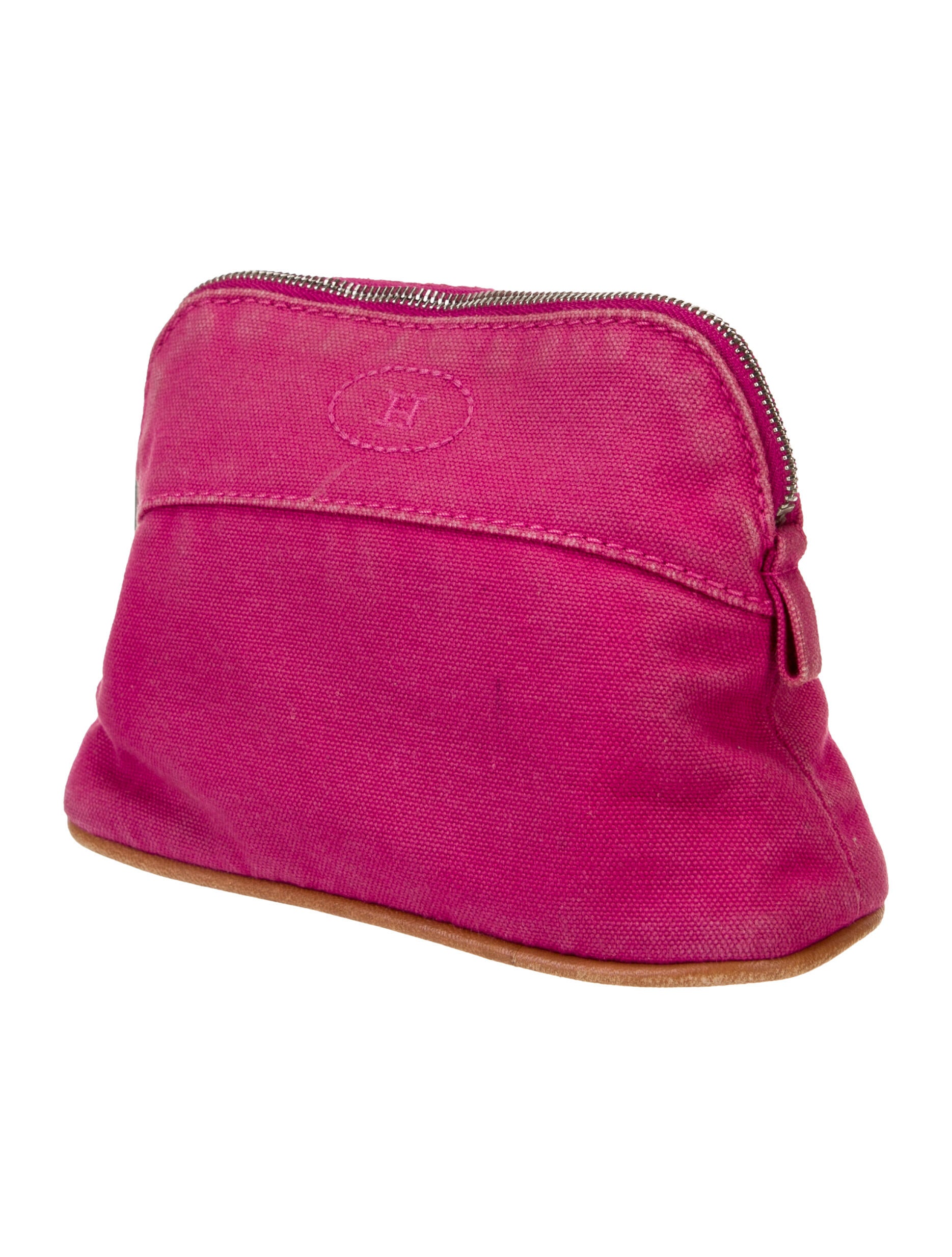 Hermès Toile Mini Bolide Cosmetic Pouch