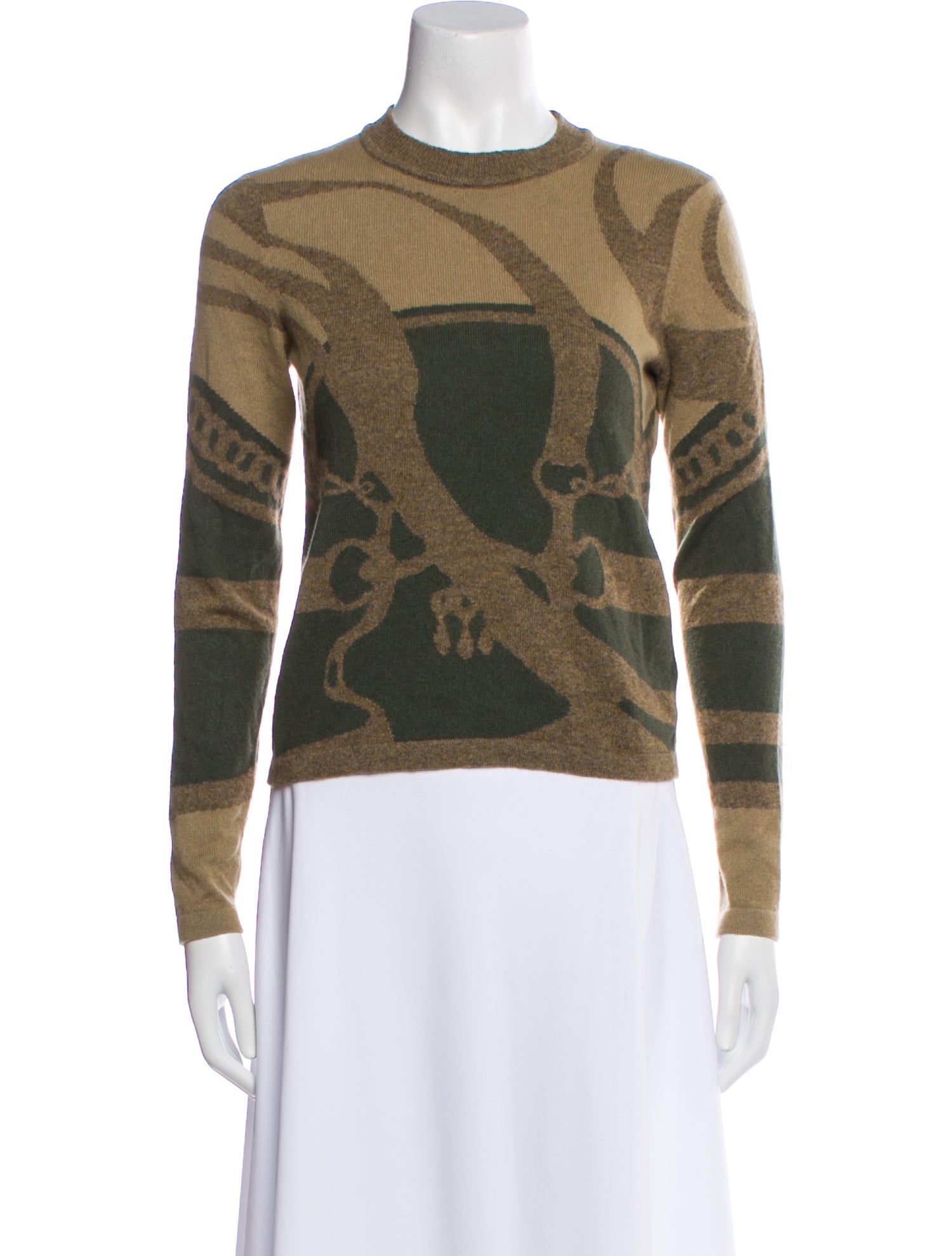 Hermès Cashmere Printed Sweatshirt