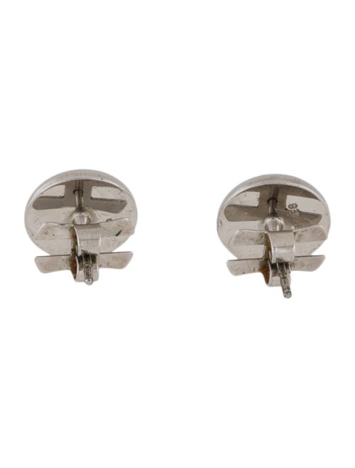 Hermès Enamel Eclipse Stud Earrings