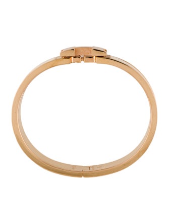 Hermès Enamel Clic H Bangle Bracelet