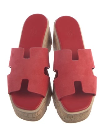 Hermès Eze 30 Leather Slides