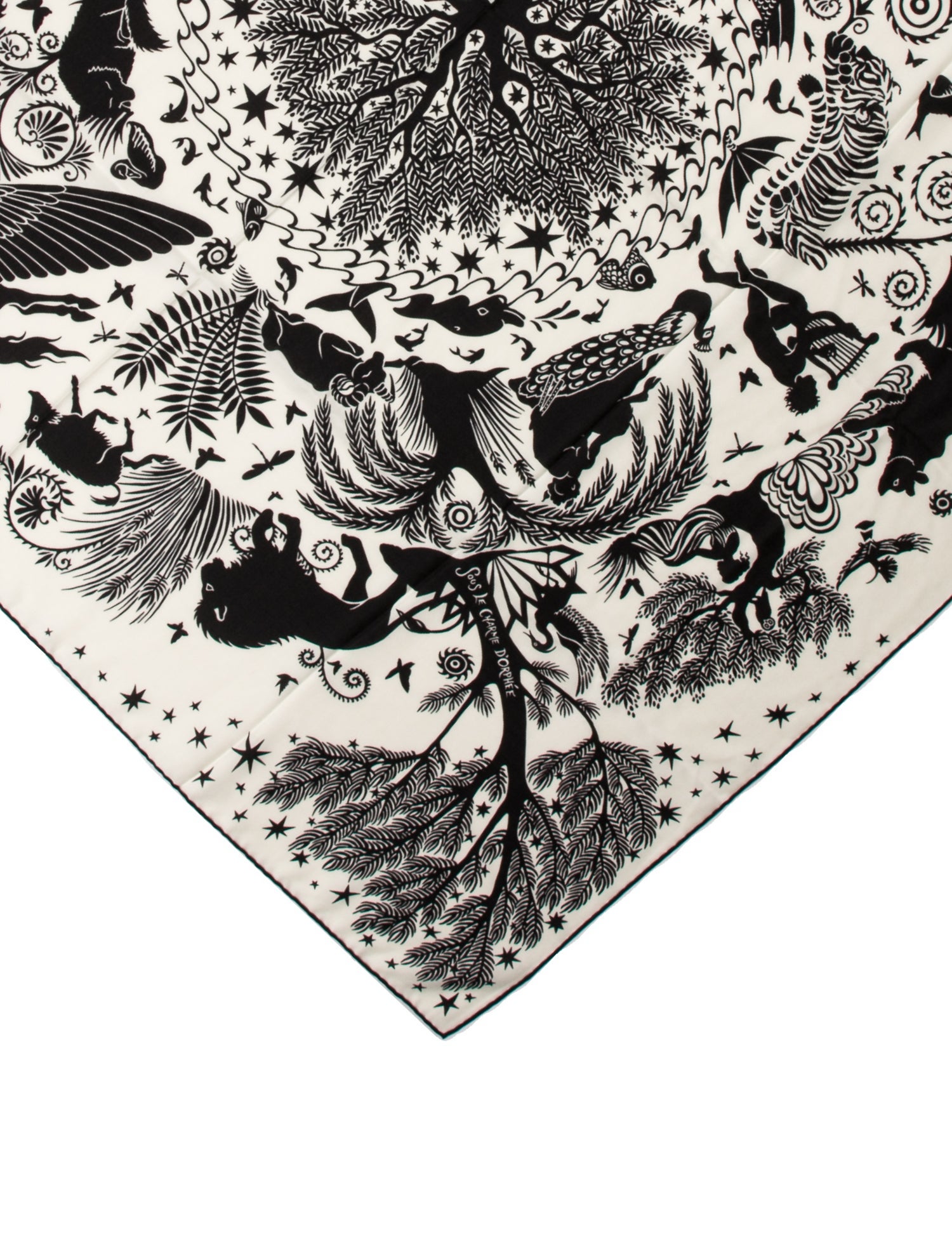 Hermès Sous Le Charme D'Orphee Cashmere Shawl w/ Tags