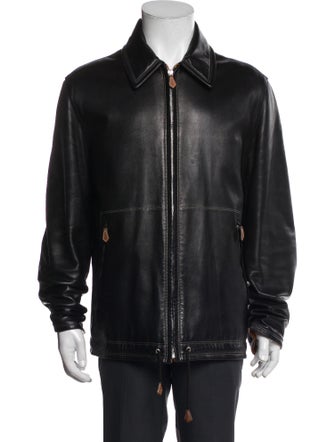 Hermès Lambskin Moto Jacket