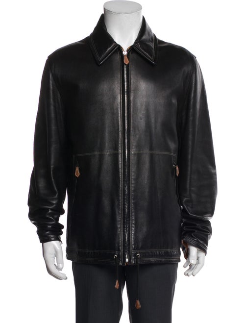 Hermès Lambskin Moto Jacket