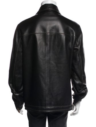 Hermès Lambskin Moto Jacket