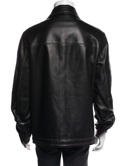 Hermès Lambskin Moto Jacket