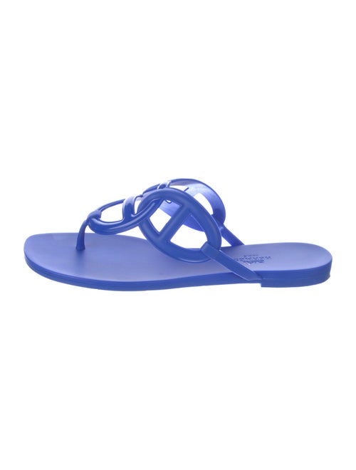 Hermès Egerie Chaîne d'Ancre Insignia Flip Flops