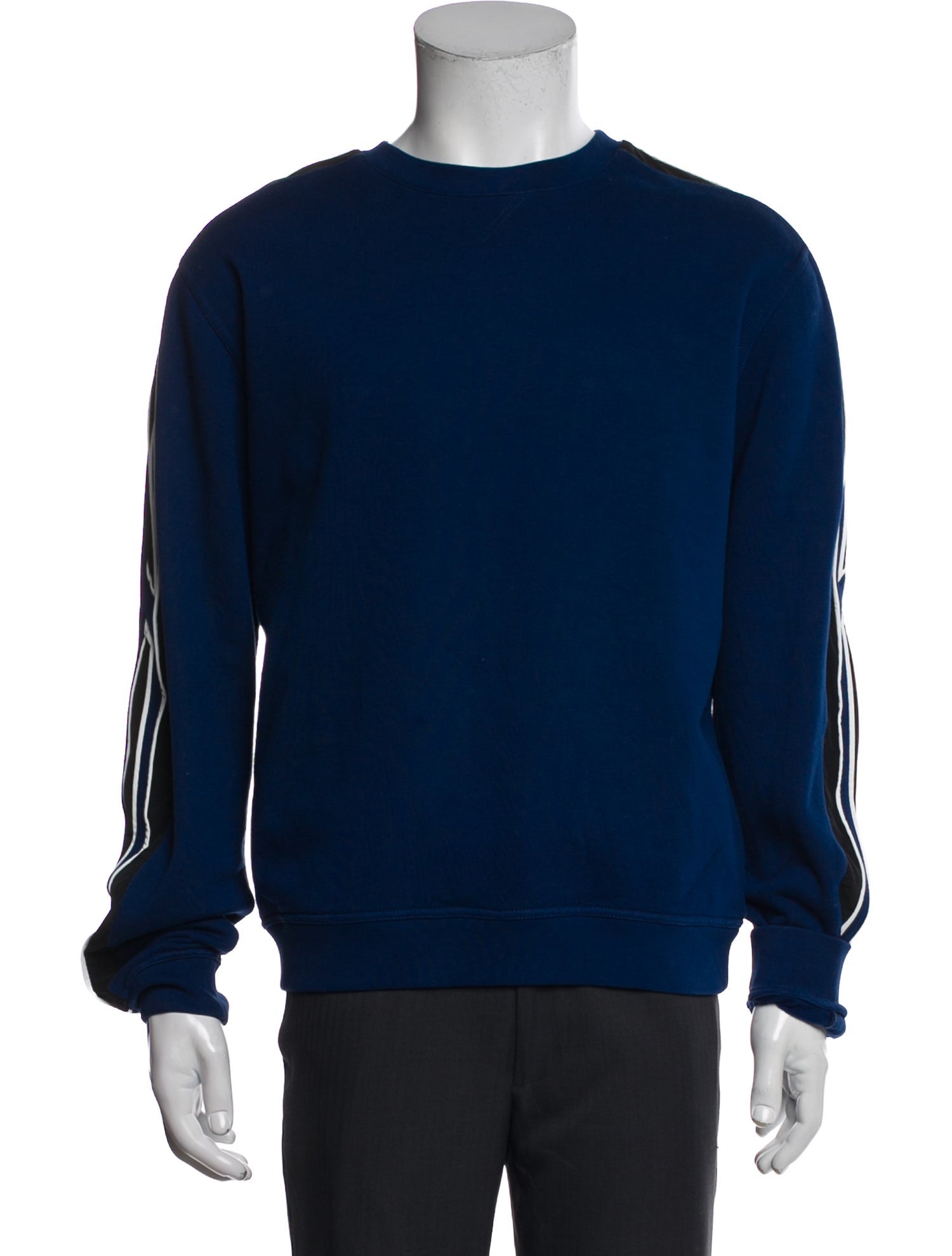 Hermès Striped Crew Neck Sweatshirt