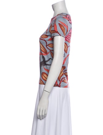 Hermès Printed Crew Neck T-Shirt
