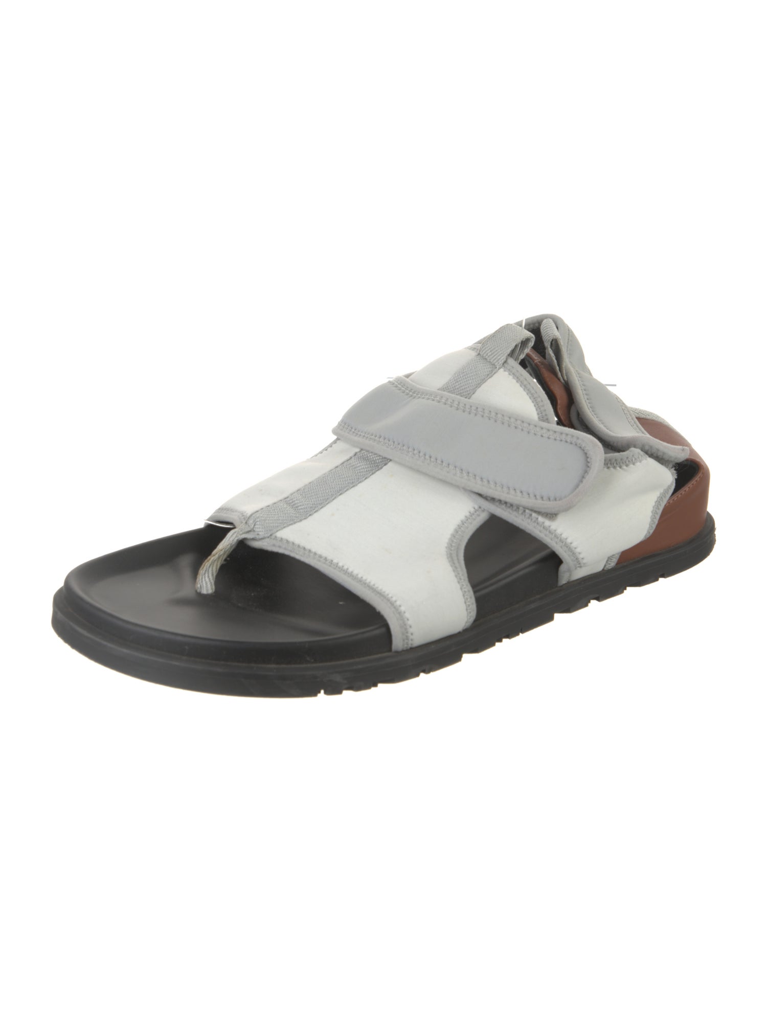 Hermès Giorno Leather Slingback Sandals