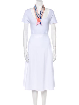 Hermès HBrides de Gala Applique Pique Silk Twilly Scarf